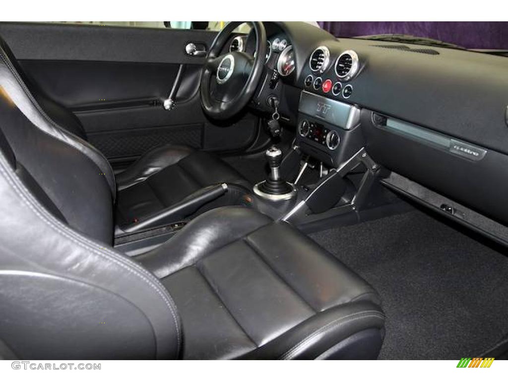 Ebony Interior 2002 Audi TT 1.8T quattro Coupe Photo #24463719
