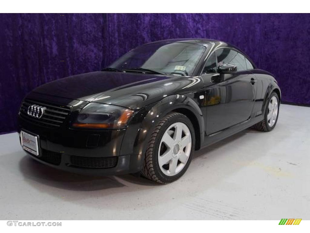 Brilliant Black 2002 Audi TT 1.8T quattro Coupe Exterior Photo #24463739