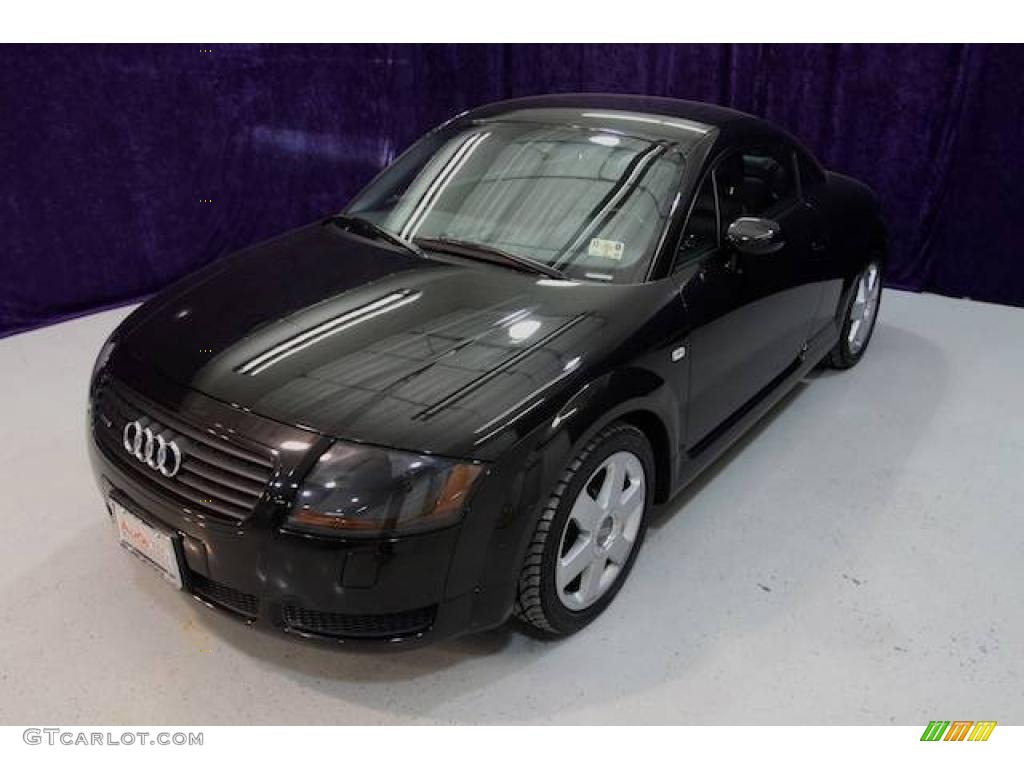 2002 TT 1.8T quattro Coupe - Brilliant Black / Ebony photo #37