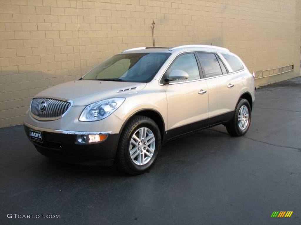 2008 Enclave CX AWD - Gold Mist Metallic / Ebony/Ebony photo #2