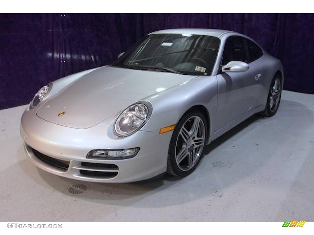 2008 911 Carrera S Coupe - Arctic Silver Metallic / Black photo #45