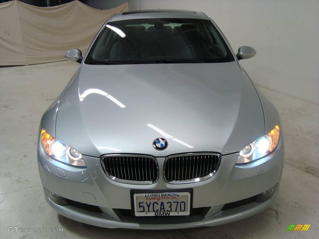 2007 3 Series 335i Coupe - Titanium Silver Metallic / Grey photo #5