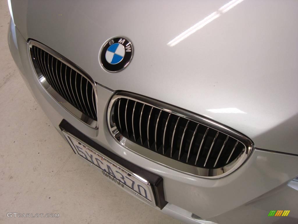 2007 3 Series 335i Coupe - Titanium Silver Metallic / Grey photo #14