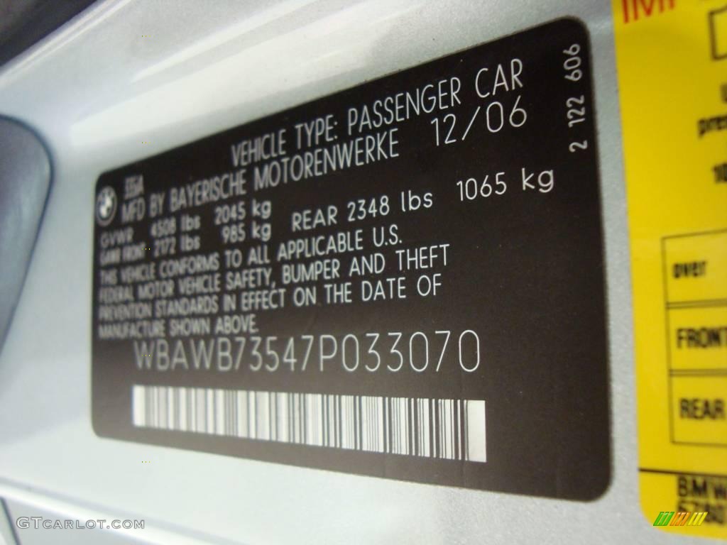 2007 3 Series 335i Coupe - Titanium Silver Metallic / Grey photo #15