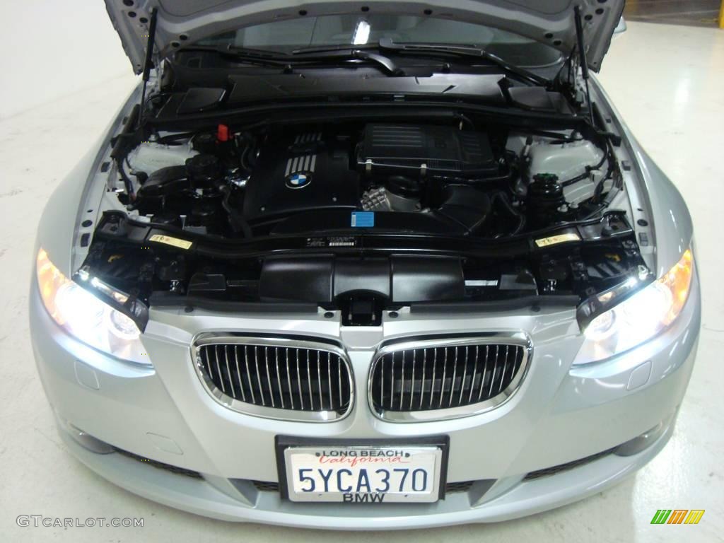 2007 3 Series 335i Coupe - Titanium Silver Metallic / Grey photo #16