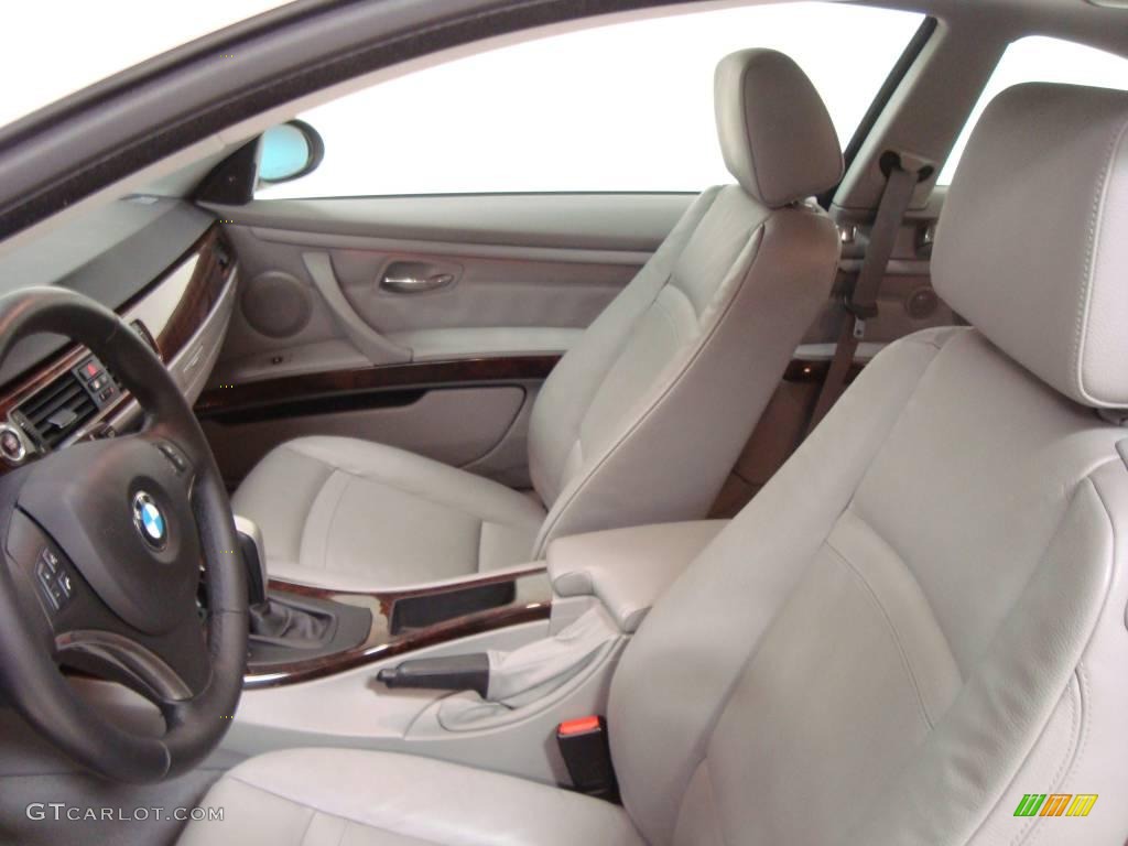 2007 3 Series 335i Coupe - Titanium Silver Metallic / Grey photo #18