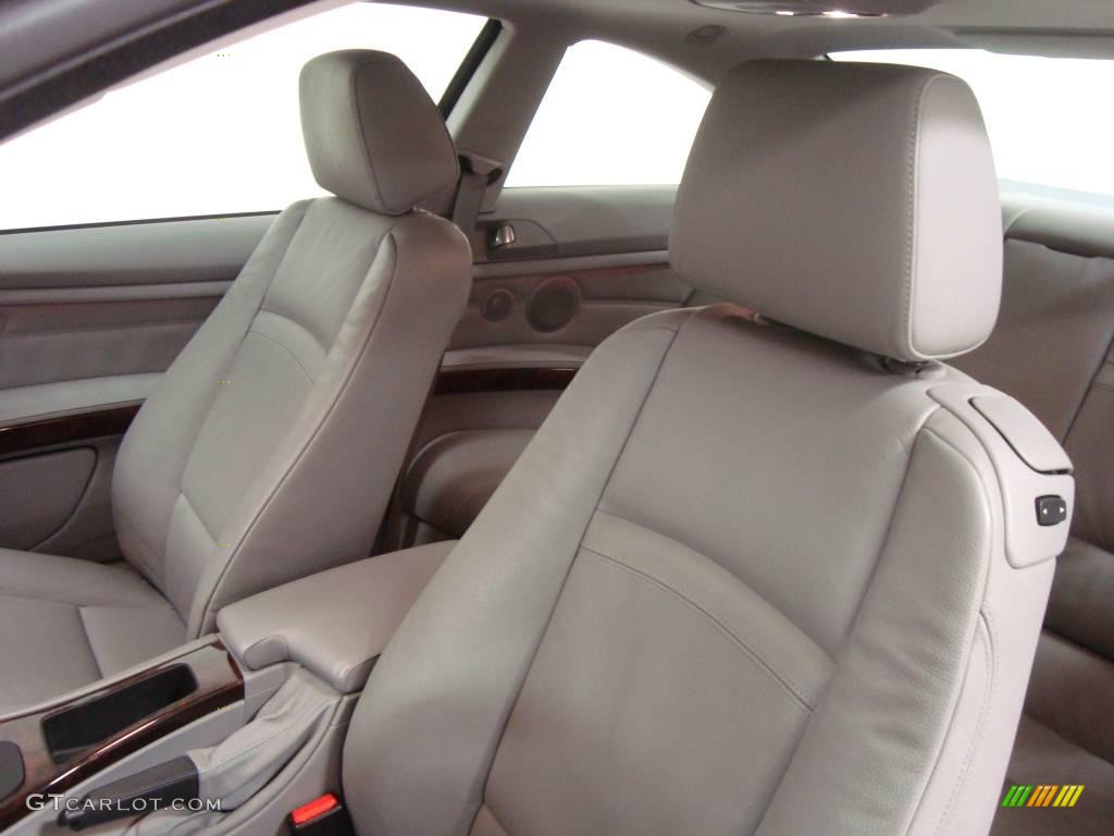 2007 3 Series 335i Coupe - Titanium Silver Metallic / Grey photo #19