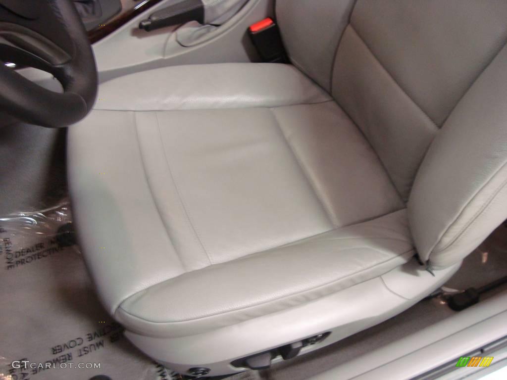 2007 3 Series 335i Coupe - Titanium Silver Metallic / Grey photo #20