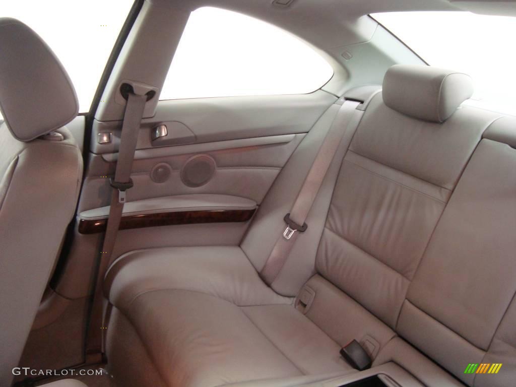 2007 3 Series 335i Coupe - Titanium Silver Metallic / Grey photo #22