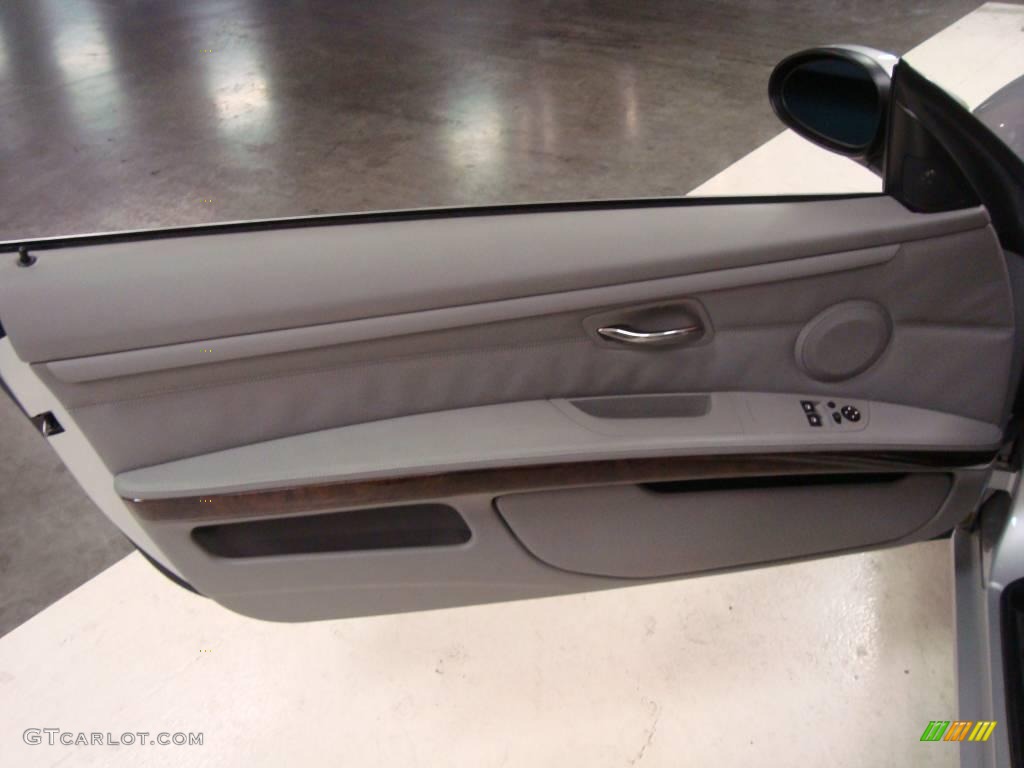 2007 3 Series 335i Coupe - Titanium Silver Metallic / Grey photo #23