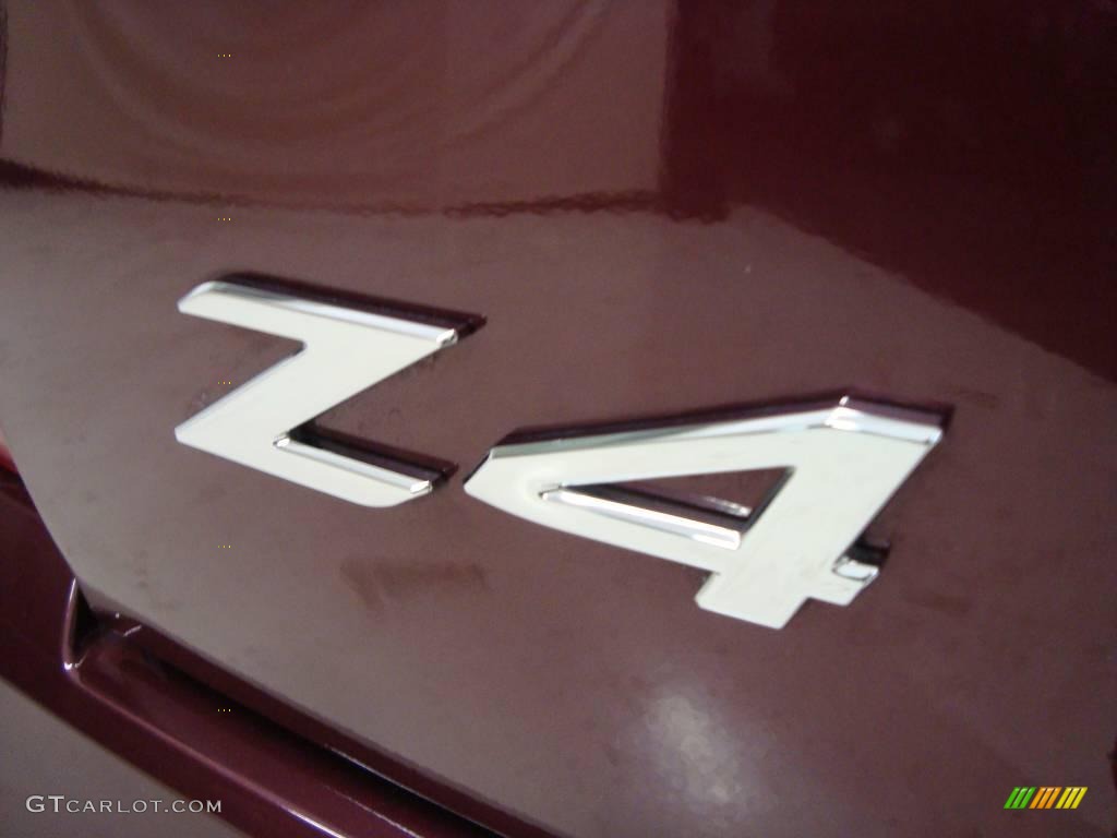 2003 Z4 2.5i Roadster - Merlot Red Metallic / Black photo #8