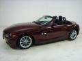 2003 Merlot Red Metallic BMW Z4 2.5i Roadster  photo #13