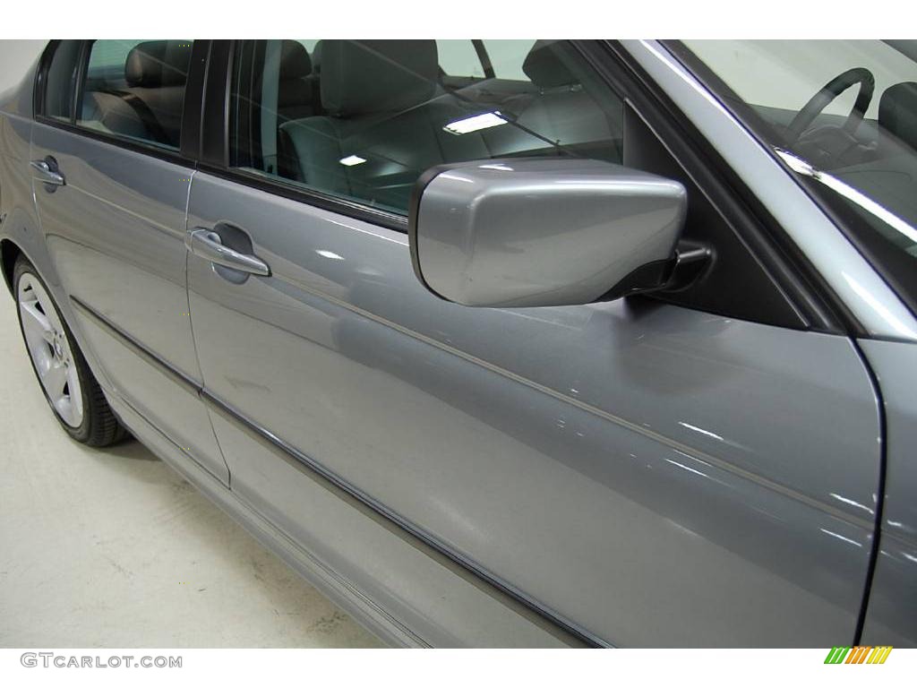 2004 3 Series 325i Sedan - Silver Grey Metallic / Grey photo #4