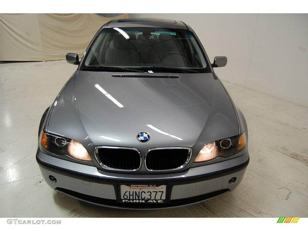 2004 3 Series 325i Sedan - Silver Grey Metallic / Grey photo #5