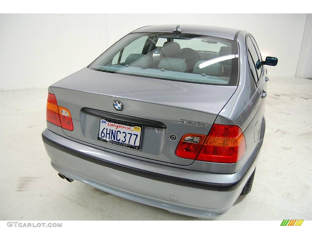 2004 3 Series 325i Sedan - Silver Grey Metallic / Grey photo #7