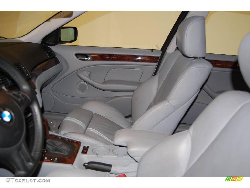 2004 3 Series 325i Sedan - Silver Grey Metallic / Grey photo #21