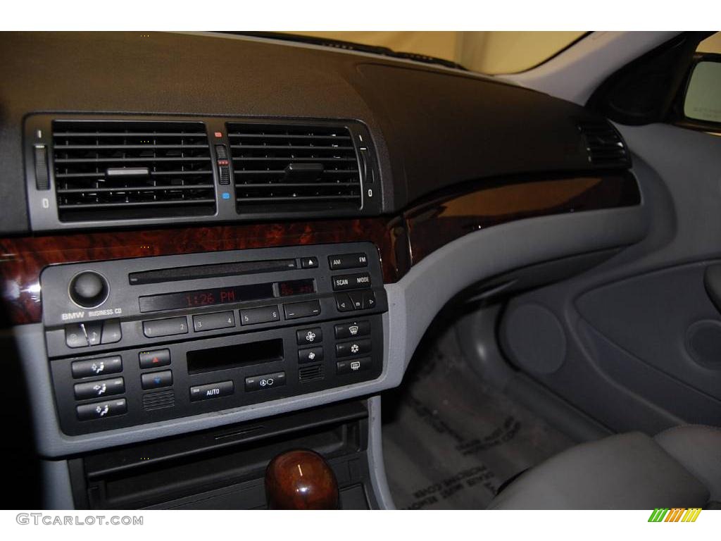 2004 3 Series 325i Sedan - Silver Grey Metallic / Grey photo #35
