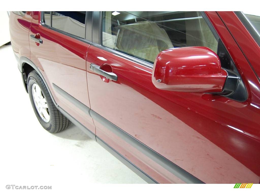 2004 CR-V EX 4WD - Chianti Red Pearl / Saddle photo #4