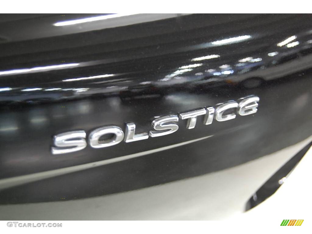 2006 Solstice Roadster - Mysterious Black / Ebony photo #12