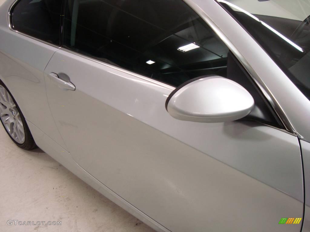 2007 3 Series 328i Coupe - Titanium Silver Metallic / Black photo #4