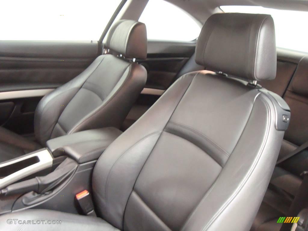 2007 3 Series 328i Coupe - Titanium Silver Metallic / Black photo #22