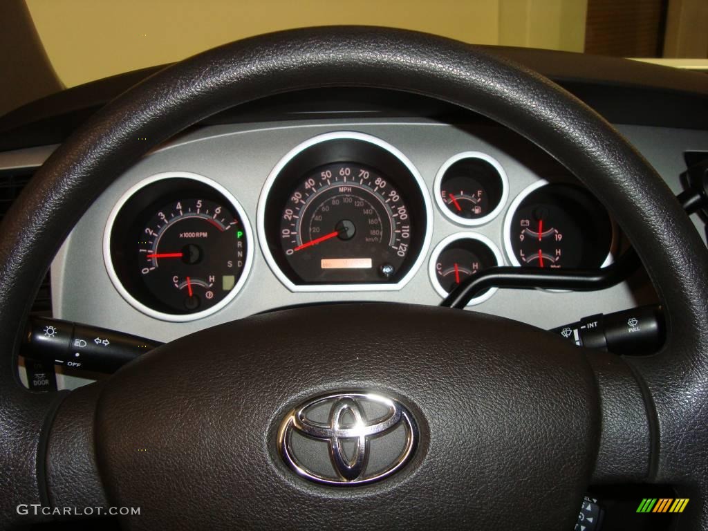 2007 Tundra SR5 Double Cab - Super White / Beige photo #25