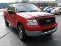 2005 Bright Red Ford F150 XLT SuperCrew  photo #3