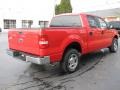 2005 Bright Red Ford F150 XLT SuperCrew  photo #5