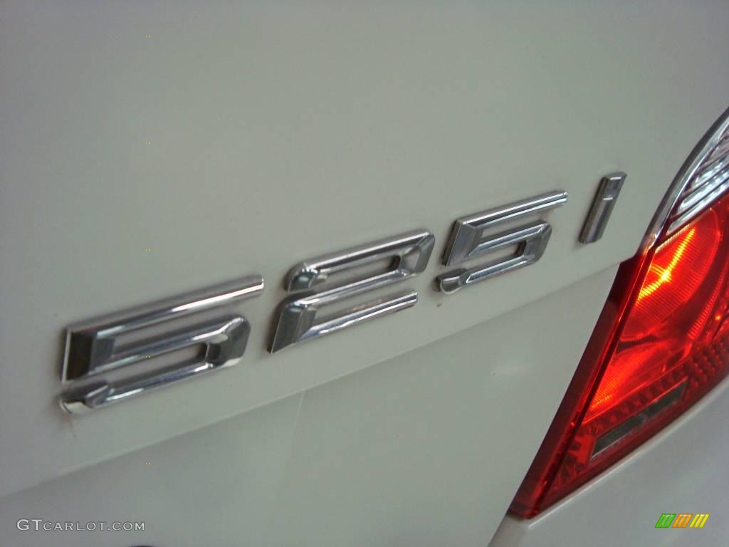 2007 5 Series 525i Sedan - Alpine White / Beige photo #8
