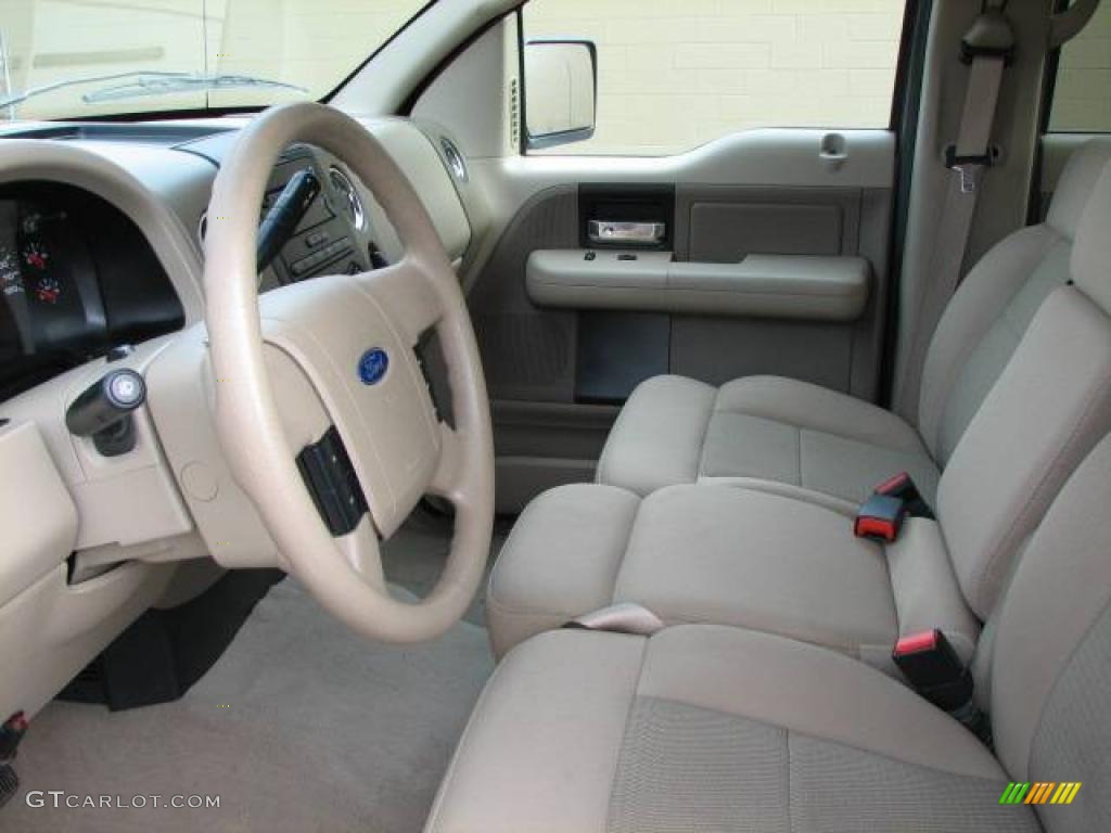 2005 F150 XLT SuperCrew - Bright Red / Tan photo #12