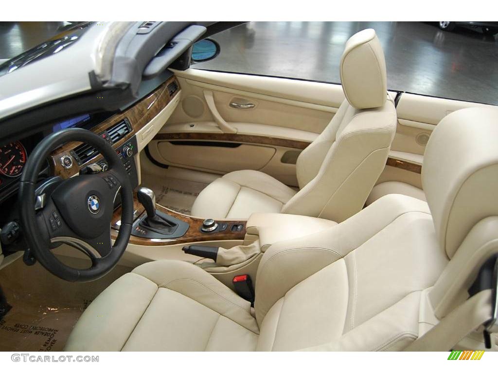 2008 3 Series 335i Convertible - Alpine White / Beige photo #20