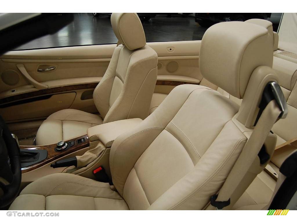 2008 3 Series 335i Convertible - Alpine White / Beige photo #21