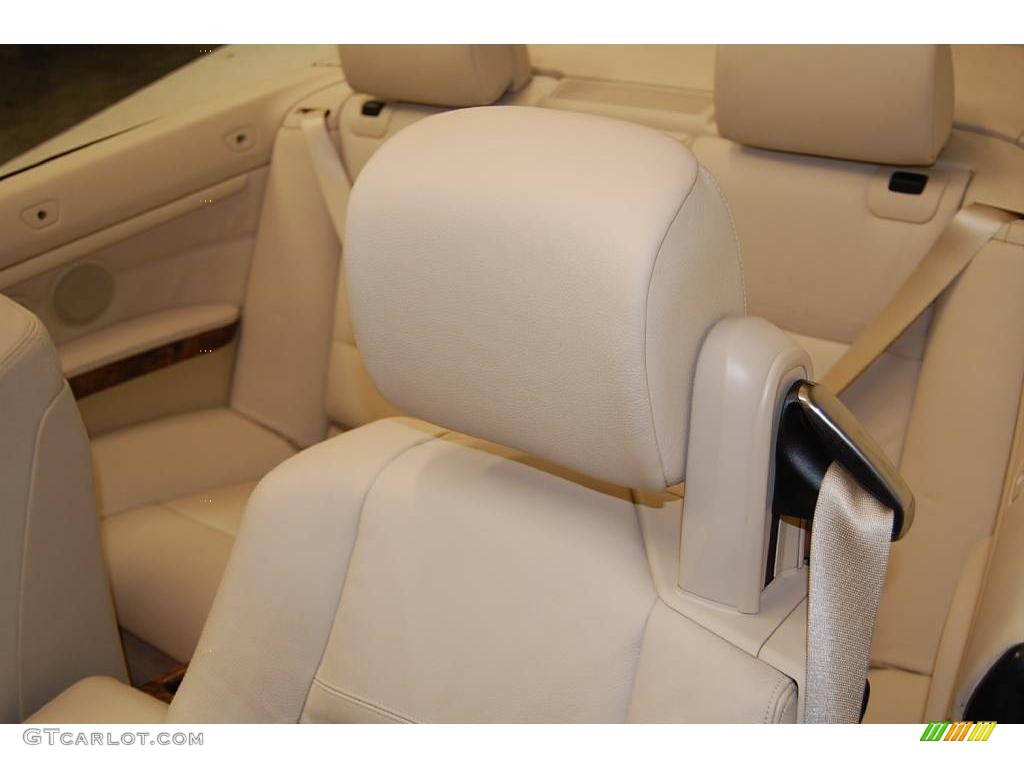 2008 3 Series 335i Convertible - Alpine White / Beige photo #23