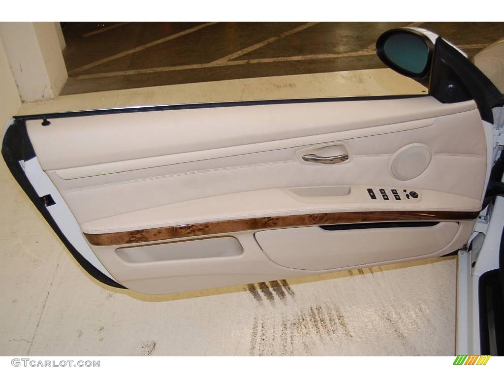 2008 3 Series 335i Convertible - Alpine White / Beige photo #29