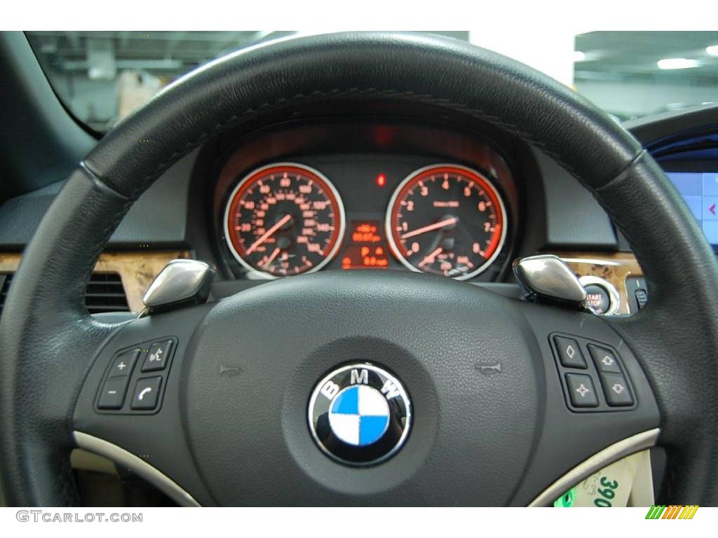2008 3 Series 335i Convertible - Alpine White / Beige photo #32