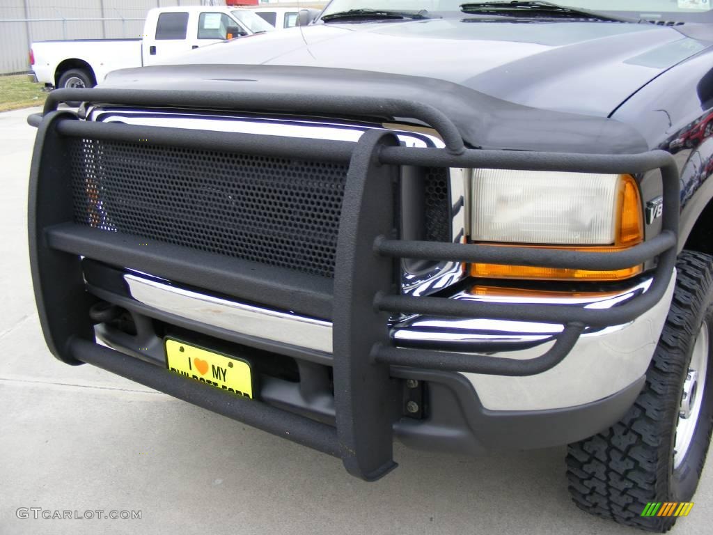 2000 F250 Super Duty XLT Crew Cab 4x4 - Deep Wedgewood Blue Metallic / Medium Parchment photo #11