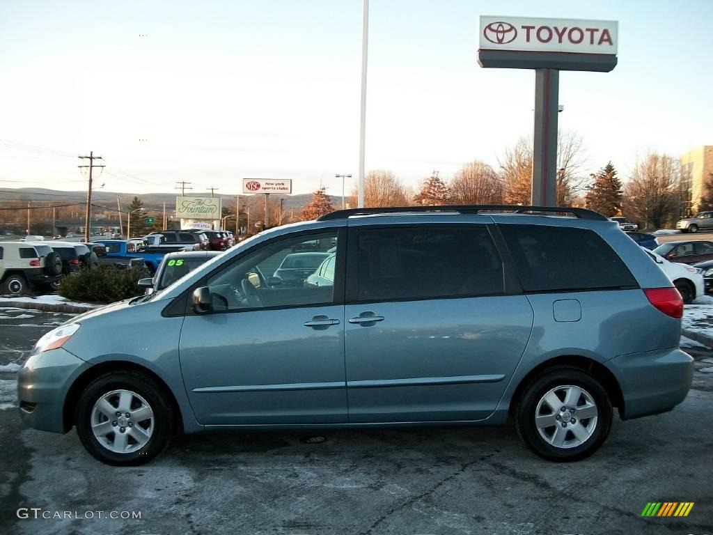 2009 Sienna LE - Blue Mirage Metallic / Stone photo #3