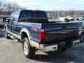 2008 Dark Blue Pearl Metallic Ford F350 Super Duty Lariat Crew Cab 4x4  photo #4