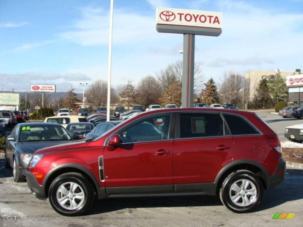 2008 VUE XE - Ruby Red / Gray photo #3