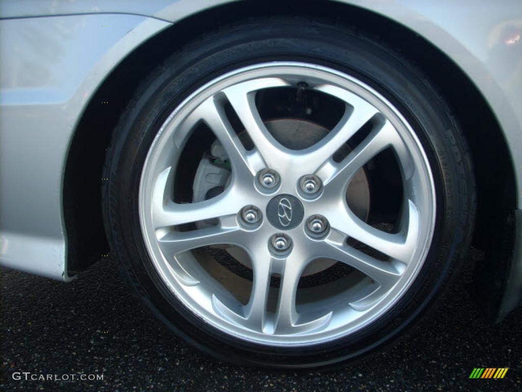 2005 Tiburon GT - Sterling Silver / Black photo #10