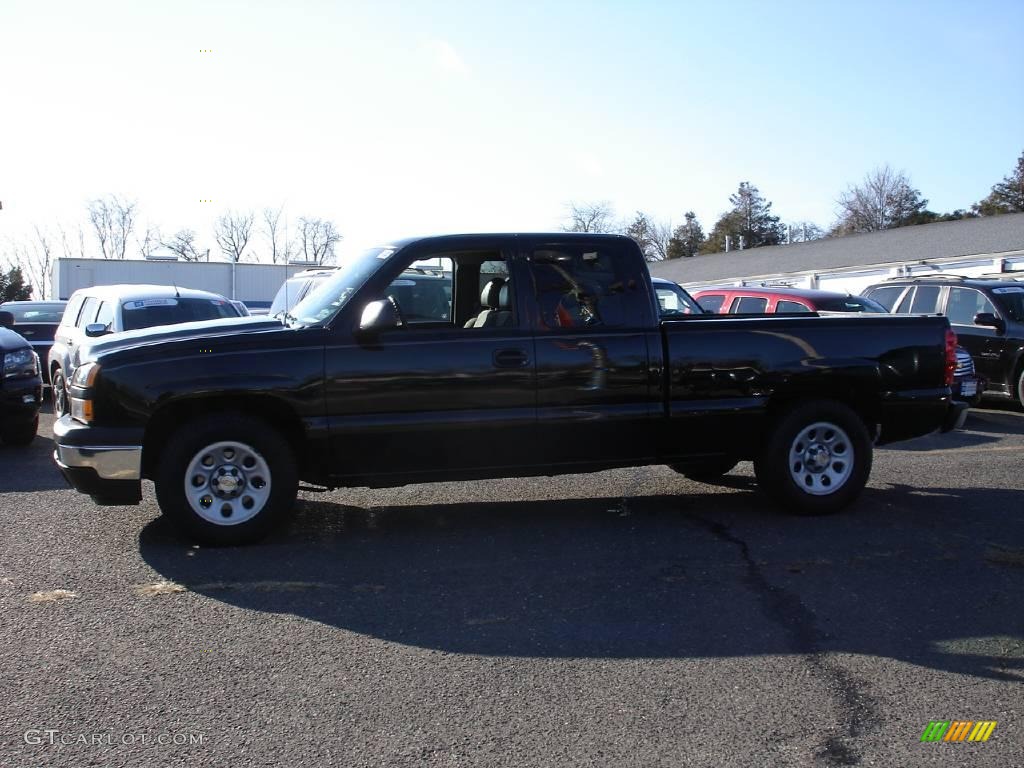 2006 Silverado 1500 Extended Cab - Black / Medium Gray photo #7