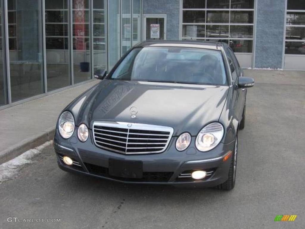 2008 E 350 4Matic Sedan - Flint Grey Metallic / Black photo #1
