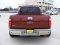 2008 Dark Toreador Red Ford F350 Super Duty King Ranch Crew Cab 4x4 Dually  photo #4