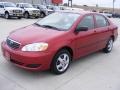 2007 Impulse Red Pearl Toyota Corolla CE  photo #7