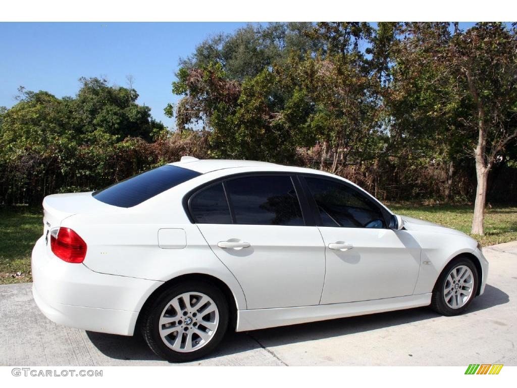 2006 3 Series 325i Sedan - Alpine White / Beige photo #12