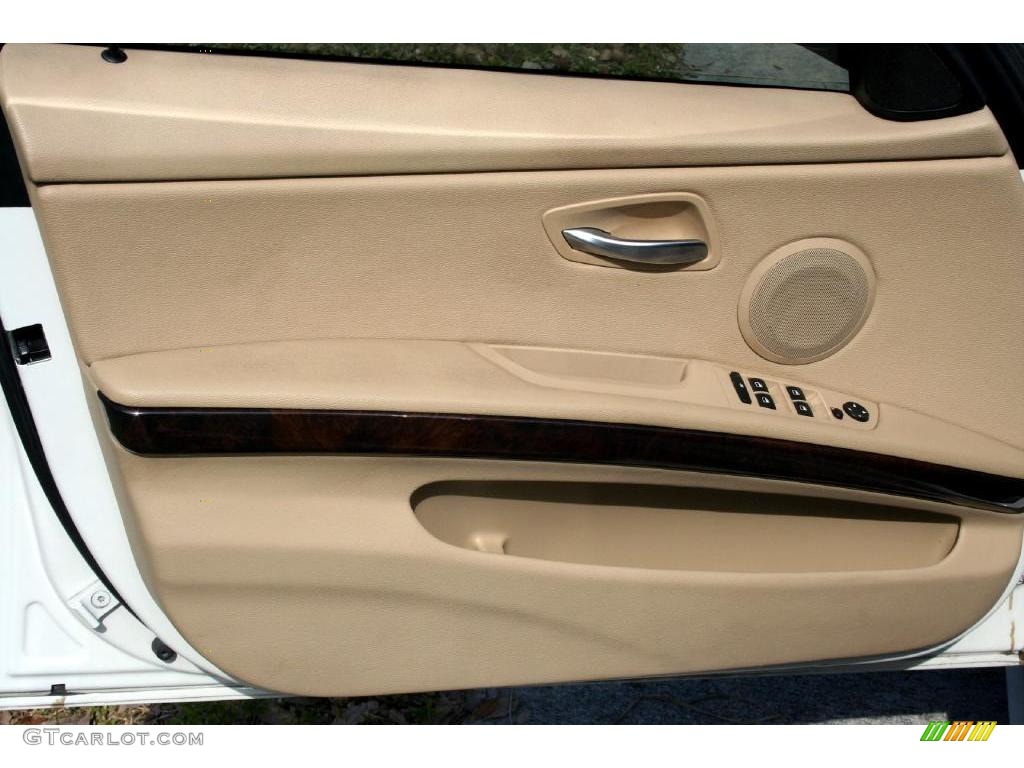 2006 3 Series 325i Sedan - Alpine White / Beige photo #39