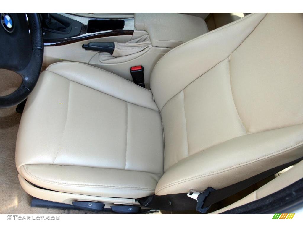 2006 3 Series 325i Sedan - Alpine White / Beige photo #45