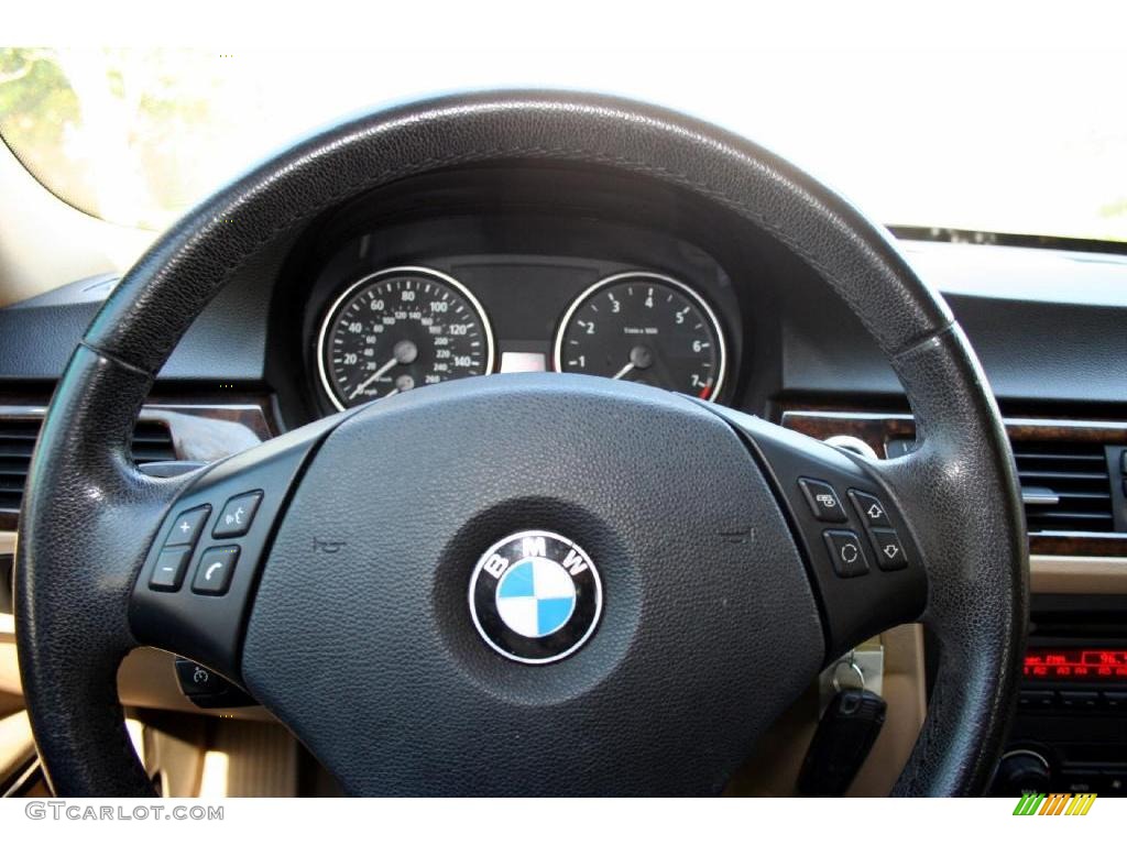2006 3 Series 325i Sedan - Alpine White / Beige photo #65