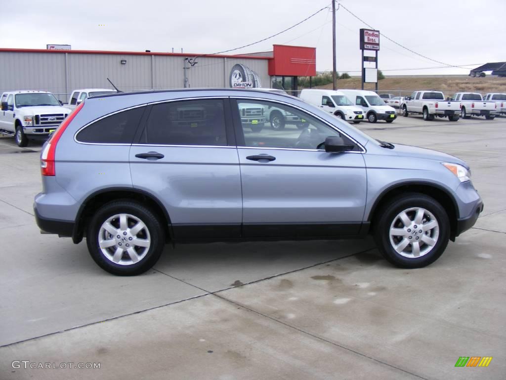 2008 CR-V EX - Glacier Blue Metallic / Gray photo #2