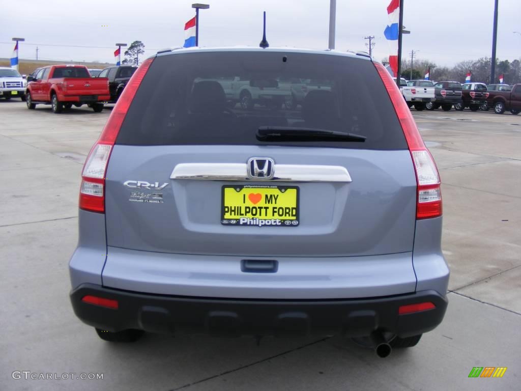 2008 CR-V EX - Glacier Blue Metallic / Gray photo #4